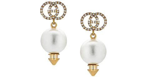 gucci earrings pearls|Gucci pearl earrings dupe.